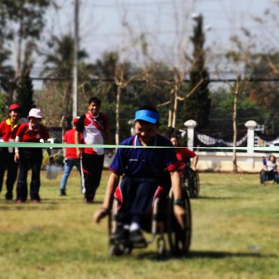 การแข่งขันกีฬานักเรียนคนพิการโรงเรียนศรีสังวาลย์เชียงใหม่